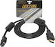 LTC Audio HDMI 1.4 High Speed 1080p 120Hz Кабел HDMI Мъжки - HDMI Мъжки 15м Черен