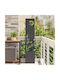 vidaXL Topf Metallisch Black 32x140cm.