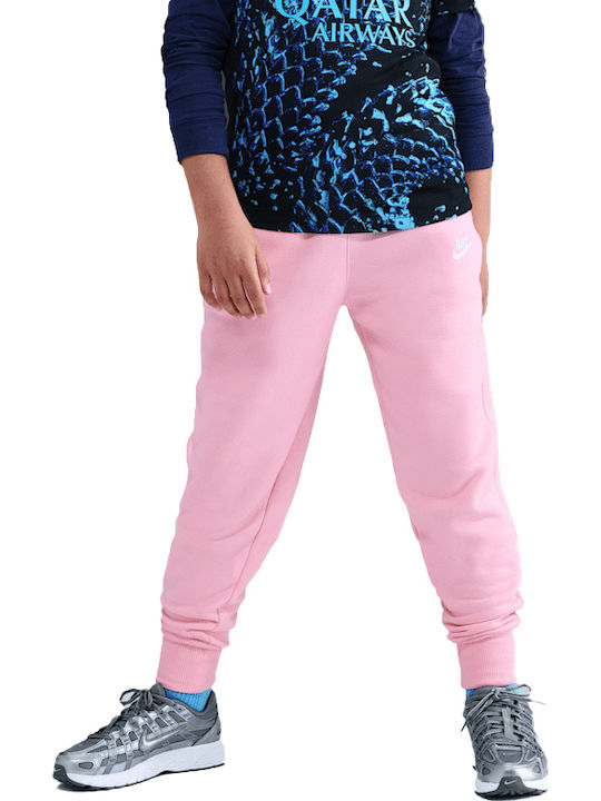 Nike Kids Sweatpants Fuchsia Sportswear Club