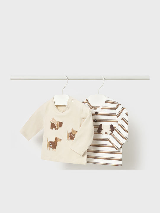 Mayoral Set Kinderhemden Beige