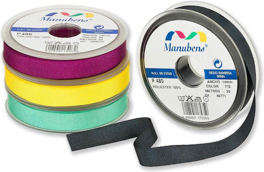 Manubens Gro Band Monochrom Light Blue mit Breite 48mm