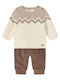 Kids' Set with Pants Winter 2pcs Coffee