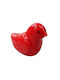 Handmade Press Papier Ceramic Red Bird 11x6 Cm