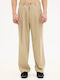 Pantaloni Elastic Beige