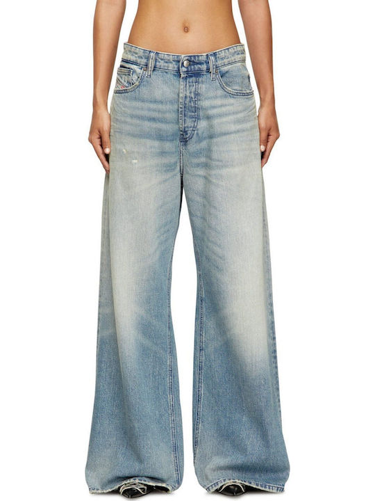 Women's Jean Trousers in Relaxed Fit Light Aged Denim