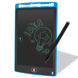 Led Graphic Tablet Writing Drawing Stylus Pen Auto Erase Button 8.5 Inch Blue