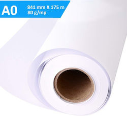 Plotter Paper A0 841x175m 80g