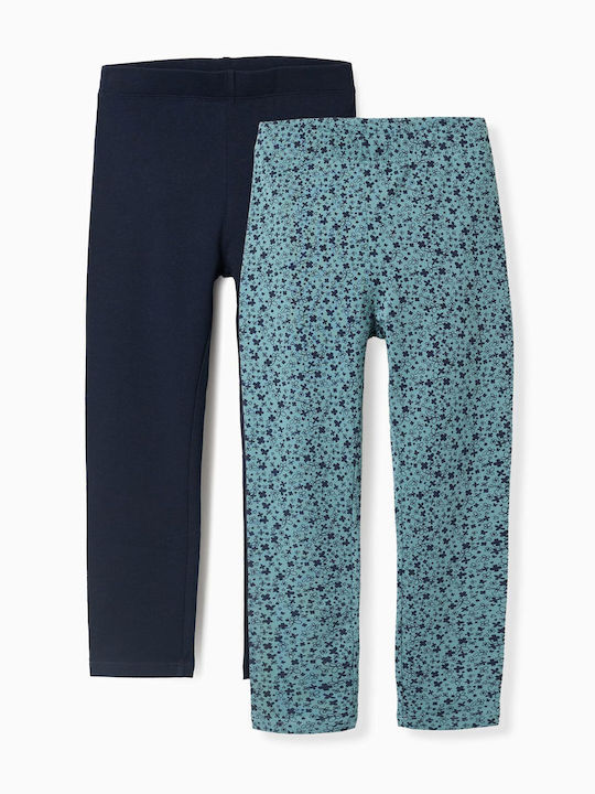 Zippy Kids Leggings Set Long Blue