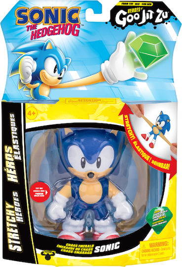 Sonic Miniature Toy Goo Jit Zu for 4+ Years 10cm