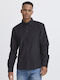 Long-sleeved Corduroy Shirt Black