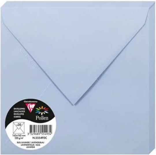 Clairefontaine Set of Envelopes Correspondence 20pcs in Blue Color