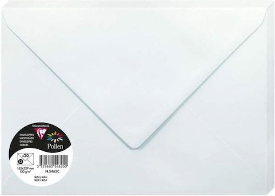 Set of Envelopes Correspondence 20pcs in Blue Color 120gr