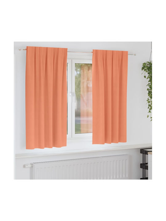 vidaXL Set Vorhänge Verdunkelung Fenster mit Bl...