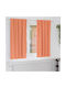 vidaXL Set of Orange Blackout Curtains for Window with Pencil Pleat 140x175cm