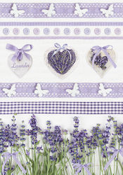 Colour Heart Lavender A4 Elastic File Folder