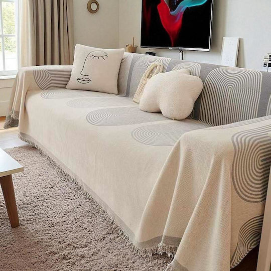 Linea Home Elgin Ριχτάρι Διθέσιου Καναπέ Chenille 180x240εκ. Γκρι LH2024210-2 Linea Home Elgin Ριχτάρι Διθέσιου Καναπέ Chenille 180x240εκ. Γκρι LH2024210-2