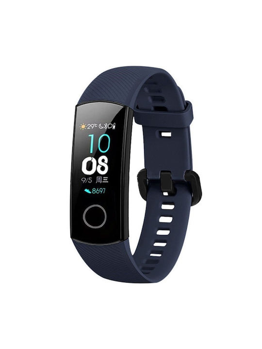 Curea Silicon Huawei Honor Band 5 Albastru Închis