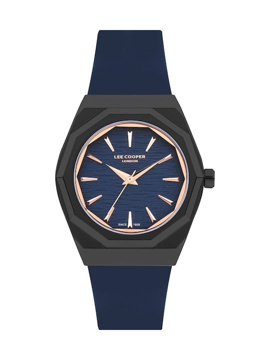 Lee Cooper Women's Watch with Blue Rubber Strap