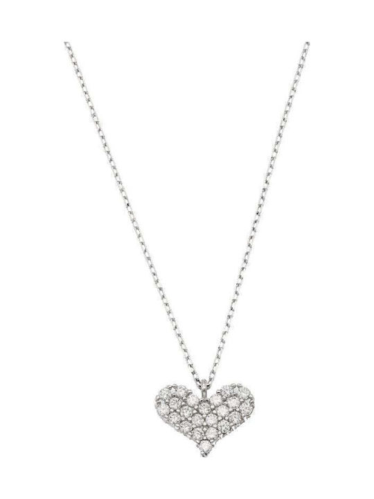 Sorelly Necklace with design Heart from Silver