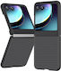 Carbon Fiber Umschlag Rückseite Kunststoff Schwarz (Razr 40 Ultra)