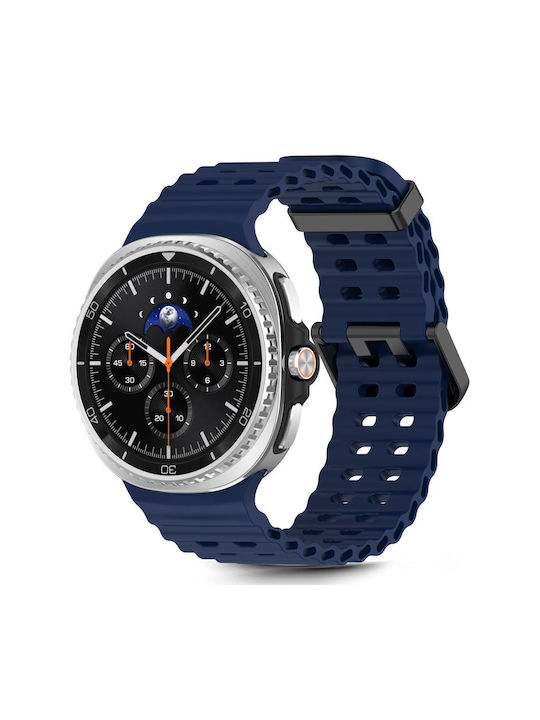 Tech-Protect Armband Silikon Blau (SAMSUNG WATCH 8, CLASSIC)