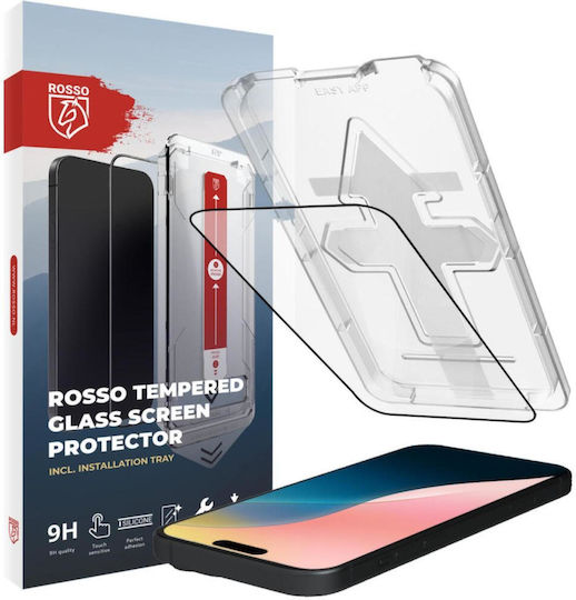 Rosso Tempered Glass Black (iPhone 16 Pro Max)