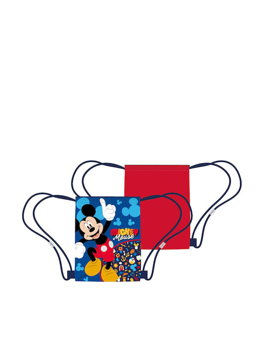 Disney Mickey Παιδική Τσάντα Πουγκί Πολύχρωμη 40x35εκ.