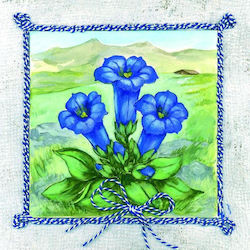 Purple Buds Frame Napkins