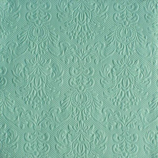 Χαρτοπετσέτα Decoupage 1 Τεμ 33x33 Ανάγλυφη Μπαρόκ Παλ Τυρκουάζ