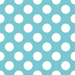 Decoupage Polka Dot Blue Napkin 1 Piece