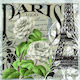 Party-Servietten Blumen Weiße Paris 1900 33x33cm