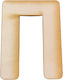Wooden Letter P 4cm