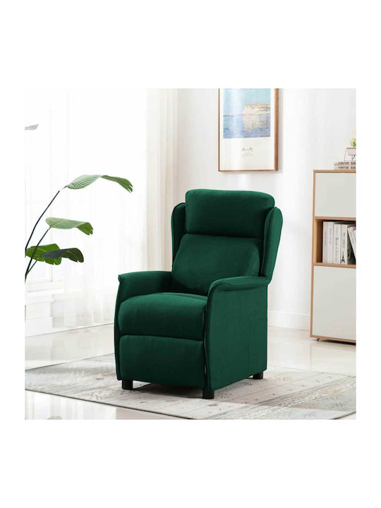 Șezlong Modern Din Țesătură Verde L93,5xL67,5xÎ101,5cm