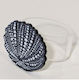 Sea urchins Napkin Ring Gray