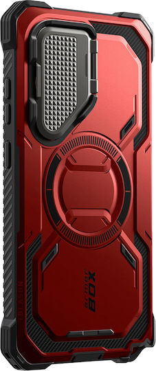 I-blason Integral Калъф Samsung S25 Ultra Удароустойчив Съвместим с Magsafe Червен