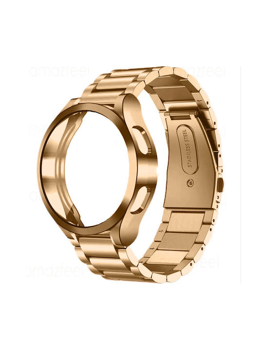 Armband + Tragbare Hülle Samsung Galaxy Watch6 40mm Gold
