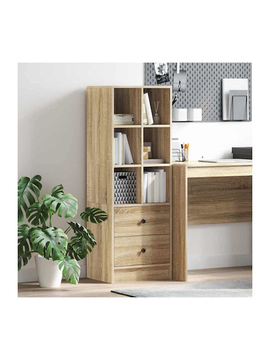 Wand Kremmbarer Schrank Wohnzimmer aus Esche Eiche 45.5x34x127cm