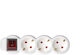 Power Strip 3 Positions with Switch and Cable 10m Red