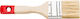 Flat Wooden Brush Paints 75mm