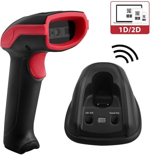 BP Scanner portabil Wireless cu capacitate de citire a codurilor de bare 2D și QR