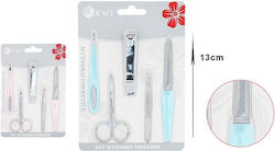 Manicure Pedicure Kit Set 5 Tools 13 Cm Stainless Steel Manicure Pedicure Kit Set 5 Tools 13 Cm Stainless Steel