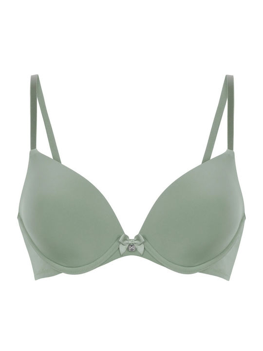 Hunkemöller Plunge Πράσινο Σουτιέν για Βαθύ Ντε...