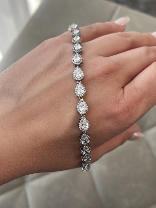 Women's Bracelet made of Steel with Zircon