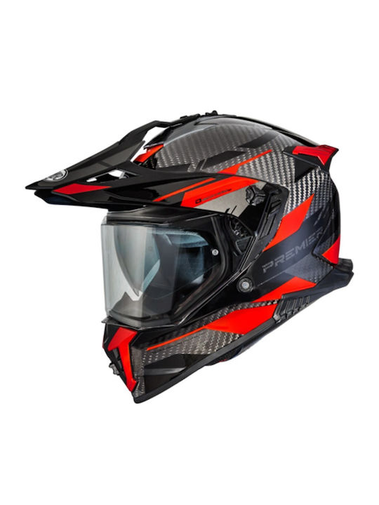 Premier Discovery Carbon EA2 Casca Moto Față În...
