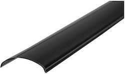 Angular End Cap LED Strip Polycarbonate 2 Meters Black