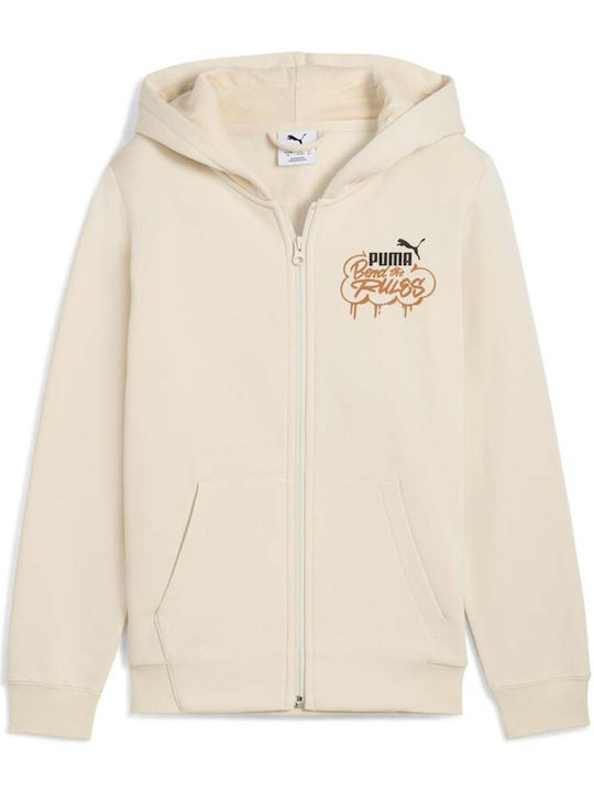 PUMA Αθλητική Παιδική Ζακέτα Φούτερ Βαμβακερή μ...