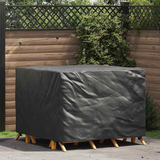 vidaXL Waterproof Armchair Cover Black 125x125x74cm