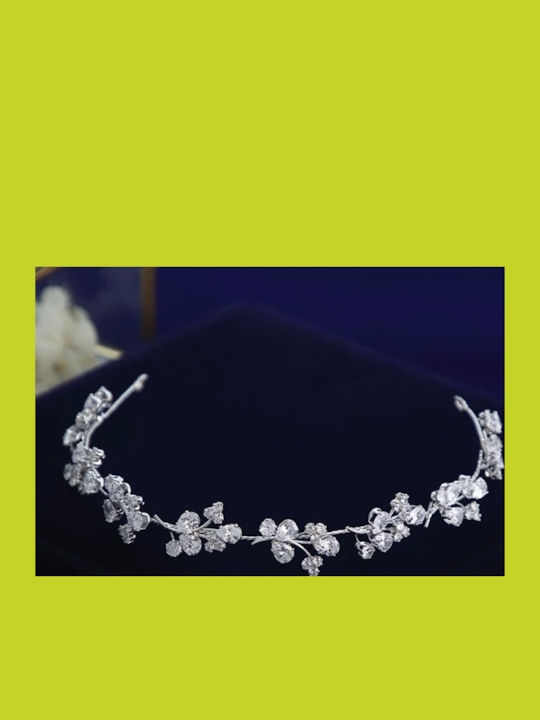 “candy Zirconia Headband” Υπέρλαμπρο Στεφάνι Στολισμένο Μεσαίου Μεγέθους Πέτρες Ζιργκόν