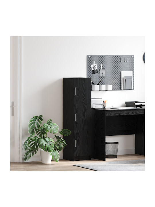 Cabinet Storage Made of Wood L31.5xW32xH124cm