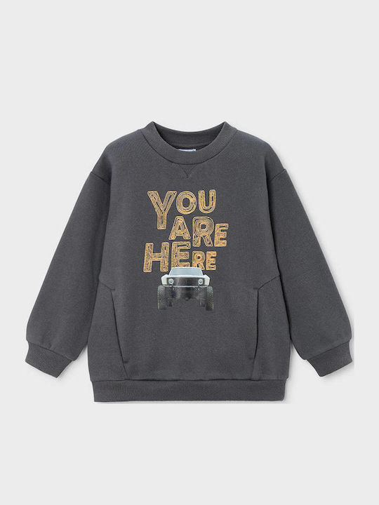 Hanorac Copii cu Buzunare Anthracite Grey